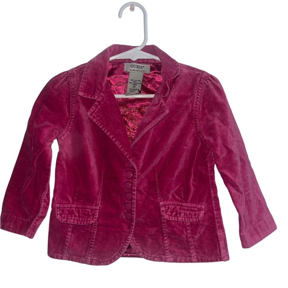 Vintage Guess Toddler Velvet Blazer